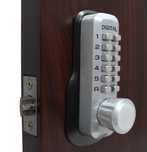 Lockey M230 MG Keyless Mechanical Digital Springlatch Door Lock